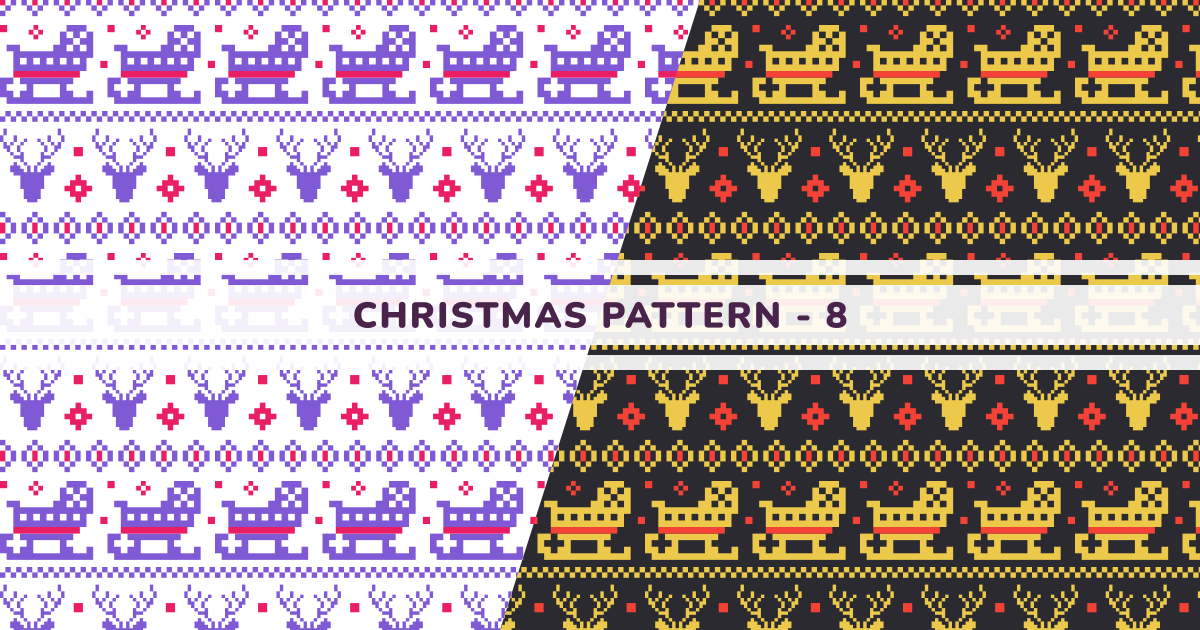 圣诞图案 - 8 - Pattern Monster | SVG 图案生成器