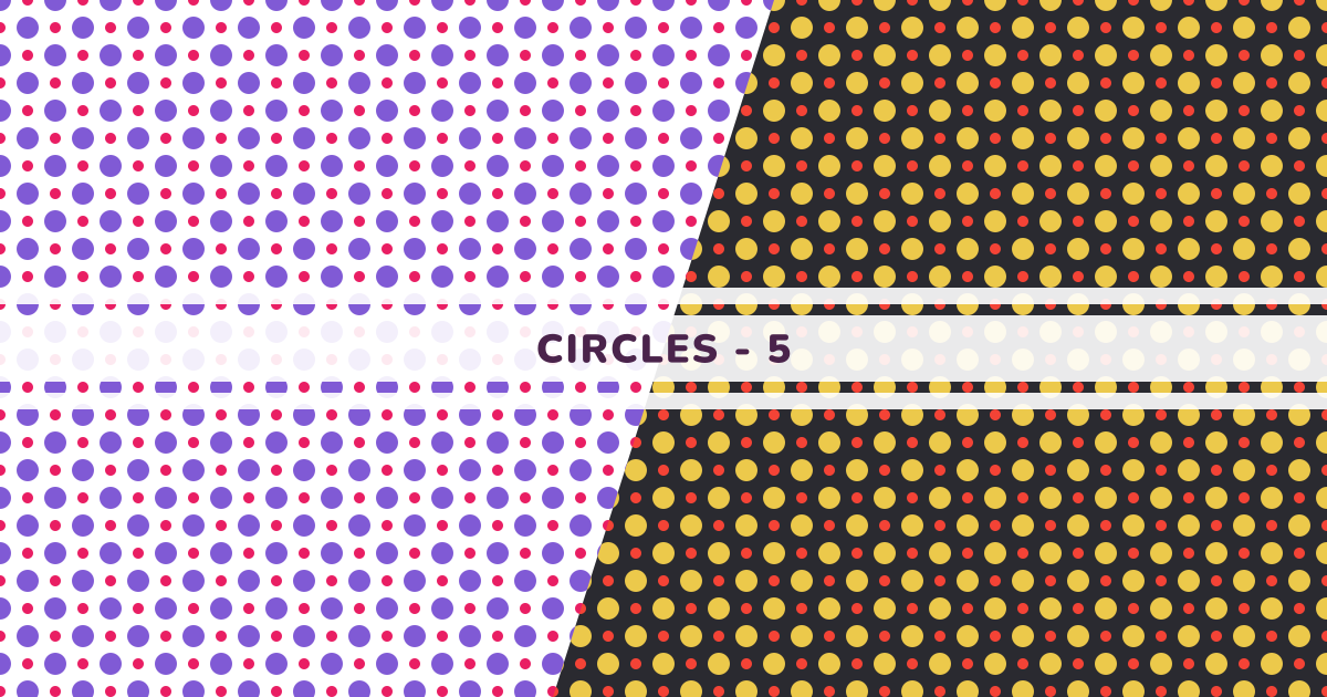 Circles - 5 - Pattern Monster | SVG Pattern Generator