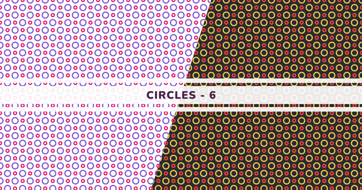 Circles - 6 - Pattern Monster | SVG Pattern Generator