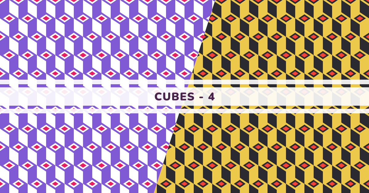 Cubes - 4 - Pattern Monster | SVG Pattern Generator