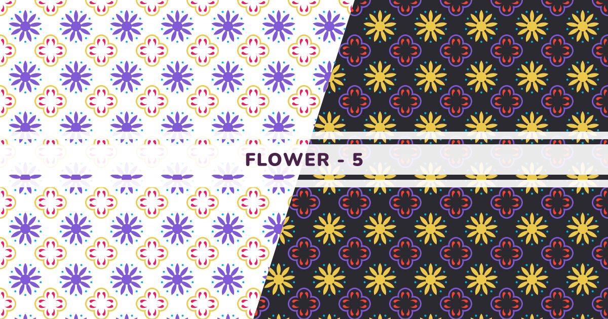 Flower - 5 - Pattern Monster | SVG Pattern Generator