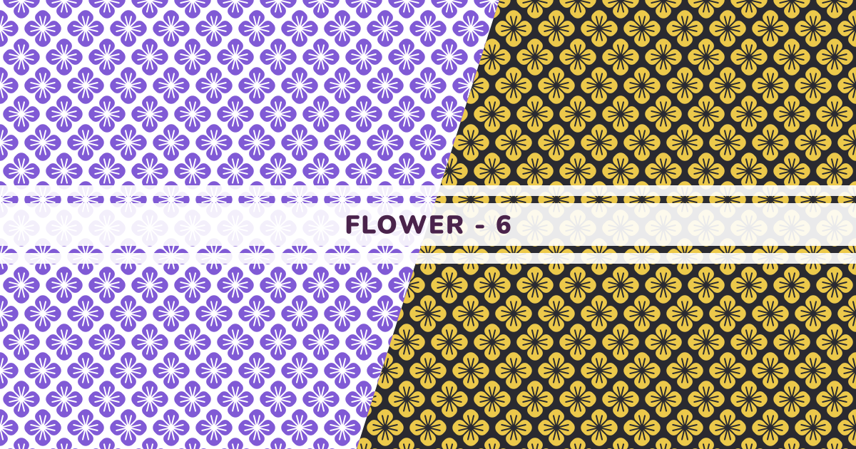 Flower - 6 - Pattern Monster | SVG Pattern Generator