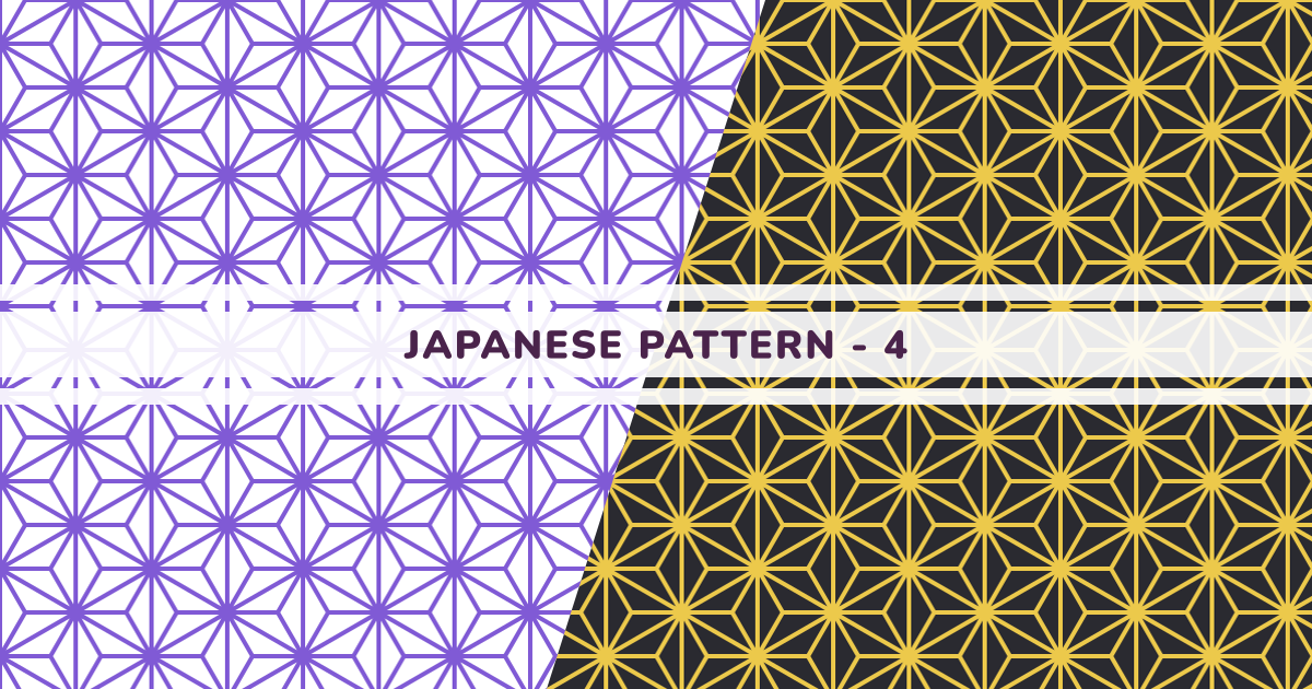 Japanese Pattern - 4 - Pattern Monster | SVG Pattern Generator