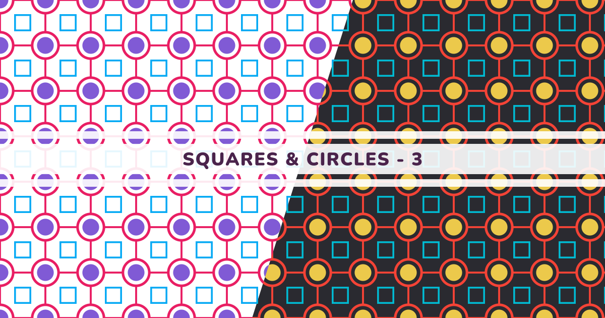 Squares & Circles - 3 - Pattern Monster | SVG Pattern Generator